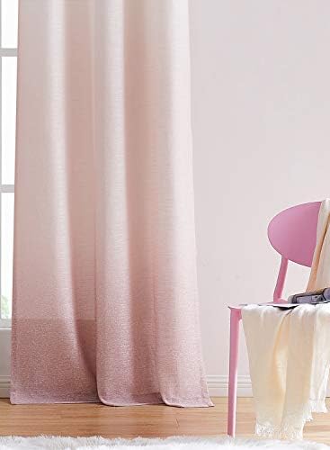 Central Park Ombre Rayon Blend Curtain Panels Set of 2