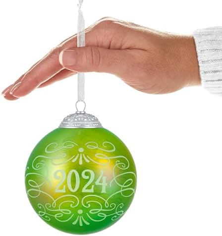 Hallmark Keepsake 2024 Christmas Ornament Glass