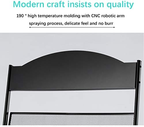 GENMO Iron Simple Floor-Standing Magazine Display Rack - Black 1