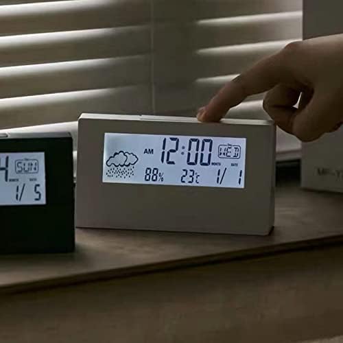 Greensen Multifunction Digital Alarm Clock with Temperature and Humidity Display