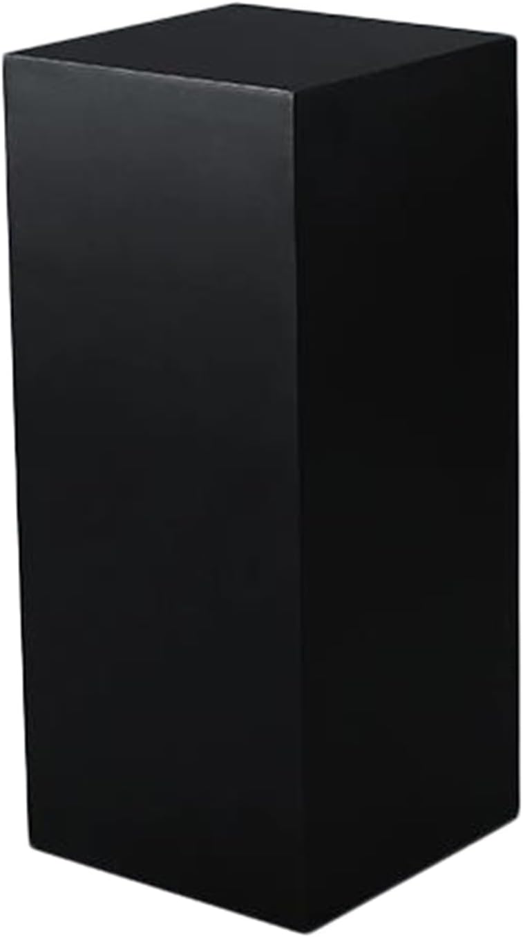 Square Pedestal Stand for Display Large Black Base Risers