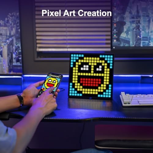 Divoom Pixoo 16 Pixel Art Digital Clock with WiFi and App Control