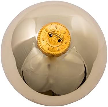 Kurt Adler 65mm Shiny Gold Glass Ball Ornaments 6-Pack