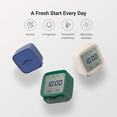 Qingping Smart Bluetooth Alarm Clock with Temperature and Humidity Display 1