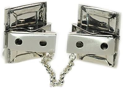 Mezuzah Tallit Clip In Sterling Silver Blue Enamel