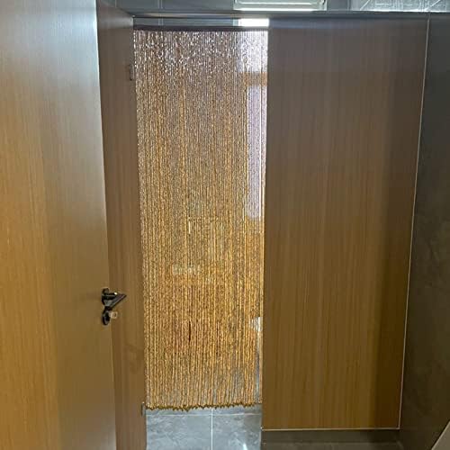 Natural Bamboo Beaded Curtain for Doorway and Room Division