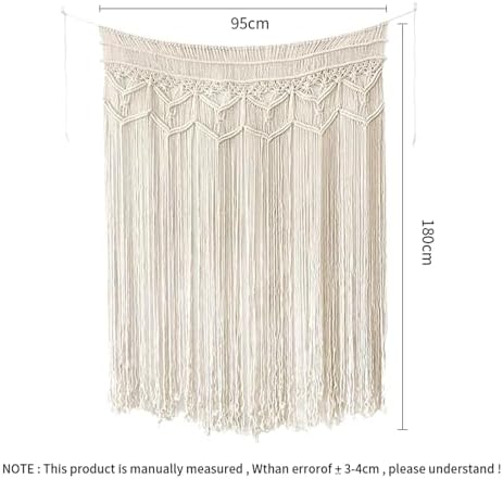 Beige Tassel String Curtains for Home Decor