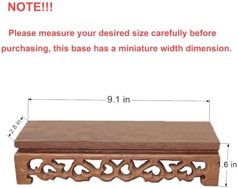 GOLDYWENDY Solid Rosewood Vase Display Stand