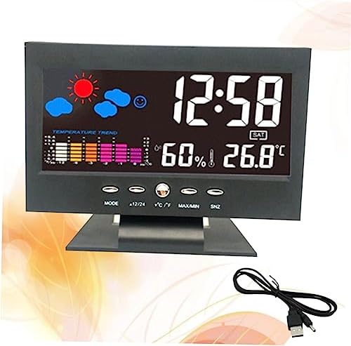 Multi Functional Large Screen Perpetual Calendar Clock with LED Backlight