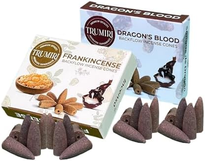 TRUMIRI Backflow Incense Cones - 20 Pack Waterfall