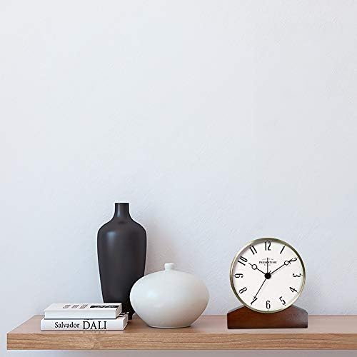 Presentime Co Mozart Alarm Clock with Walnut Base