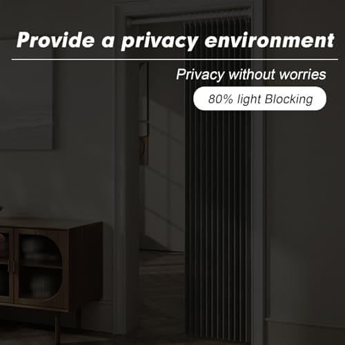 Blackout Curtains for Doorways and Closets Thermal Insulated Grey 59x94 Inch