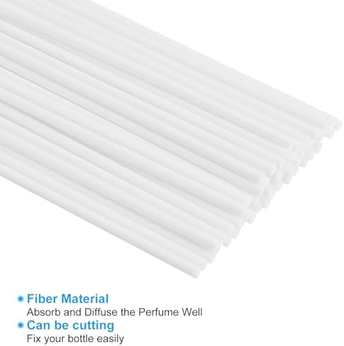 PATIKIL 30CM Reed Diffuser Stick 100 Pack with PET Bottle