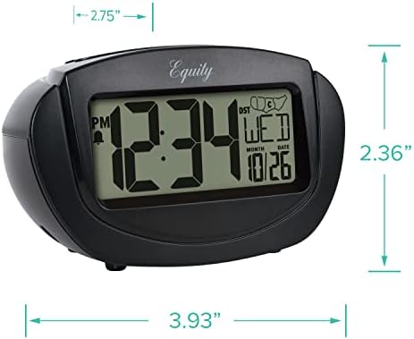 Equity by La Crosse 31022 Insta-Set LCD Alarm Clock