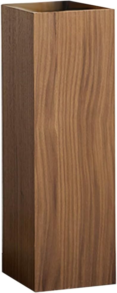 HOMSFOU Square Wooden Umbrella Stand for Home Entryway