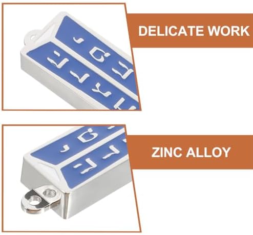 LOGOFUN 2pcs Metal Mezuzah with Scroll Door Ornament