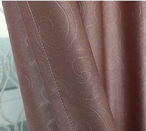 HAPPLiGNLY Velvet Beads Curtains 140x230cm 2 Panels Coffee