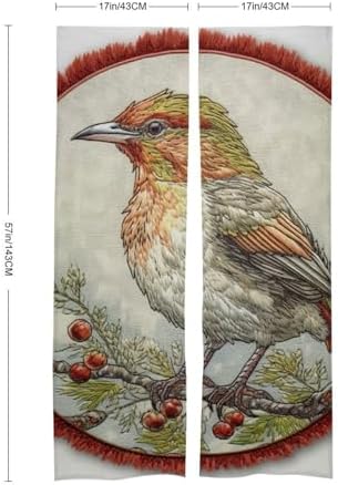 Japanese Style Noren Door Curtain with Bird Design
