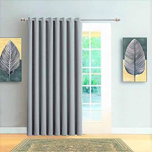 Warm Home Designs 1 Panel Light Grey Blackout Curtain