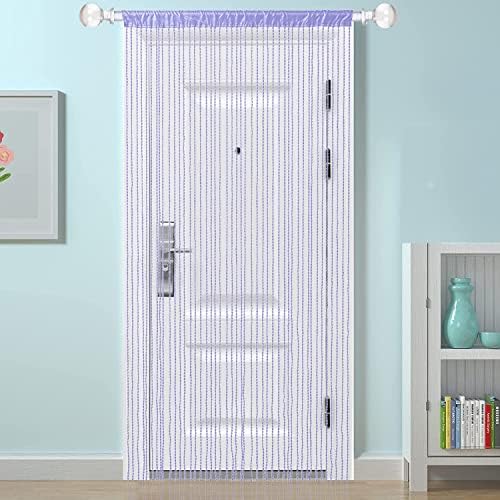 Boho Fringe Curtain Panel for Doorway Privacy Decor