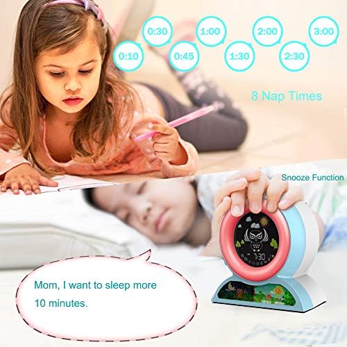 Kids Alarm Clock with Night Light and Sound