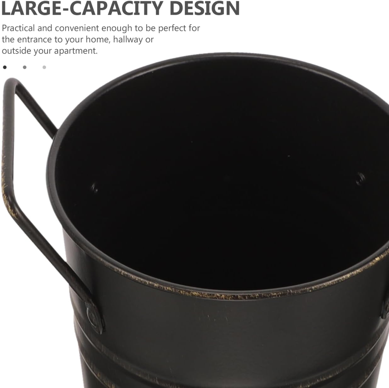 Sturdy Metal Umbrella Stand for Entryway and Home Office