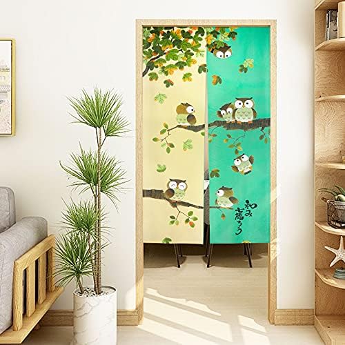 LIGICKY Noren Door Curtain Japanese Style Printed Tapestry