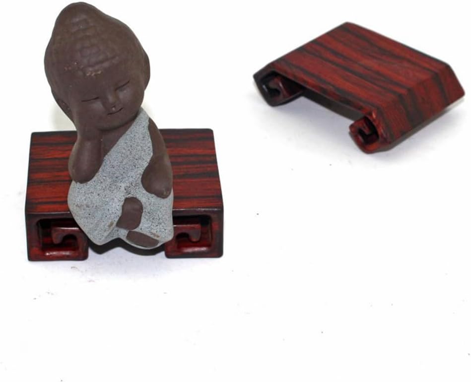 Rectangular Rosewood Pedestal Stand for Asian Vase Buddha Statue