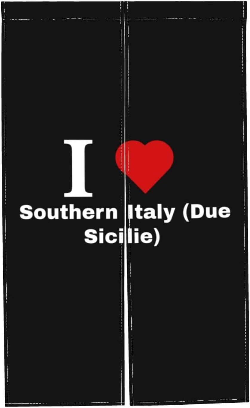 I Love Southern Italy Blackout Curtain Panels 34x56in