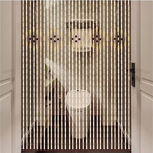 GVILTY Bamboo Beaded Curtains for Doorway and Room Divider