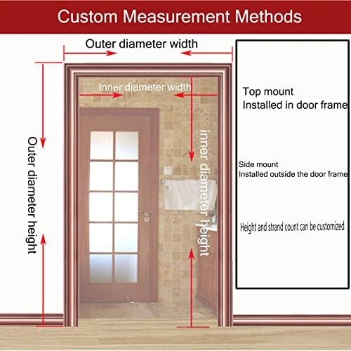 Wooden Beaded Door Curtain for Kitchen Room Divider