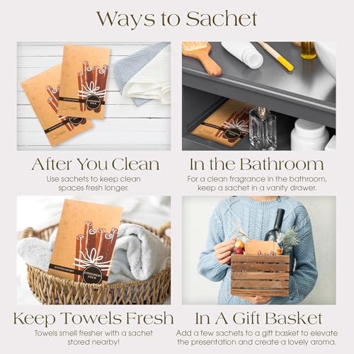 Simplicity Scents Cinnamon Stick Scented Sachets Pack of 6