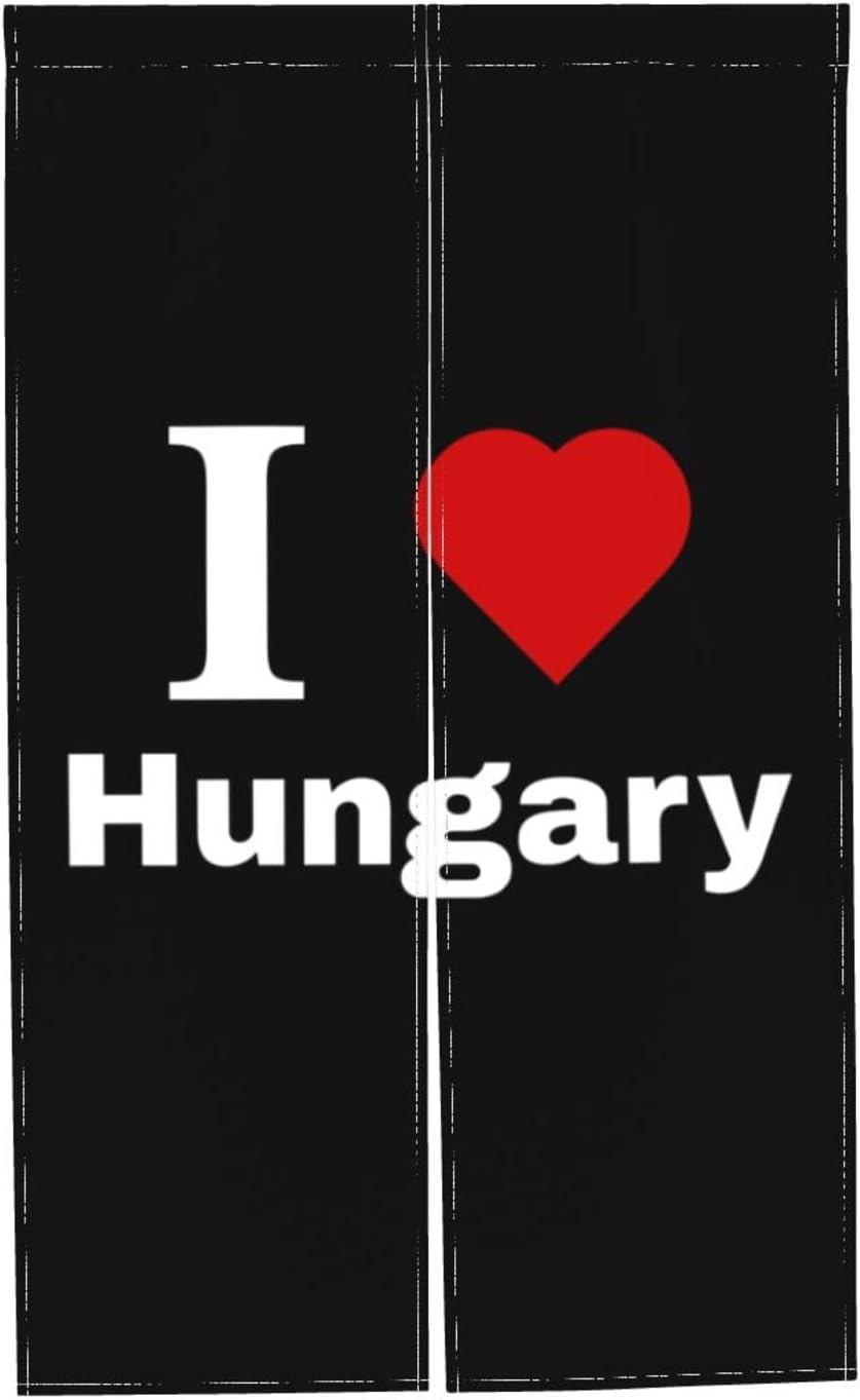 I Love Hungary Blackout Curtains for Doorways and Windows