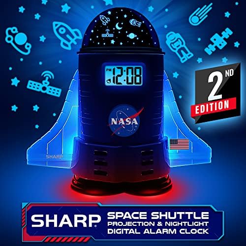 Sharp NASA Space Shuttle Alarm Clock with Night Light