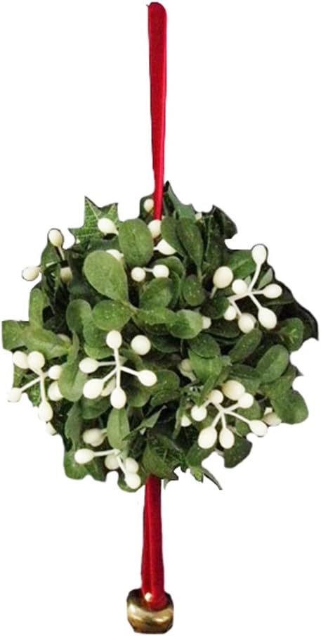 Kurt Adler Mistletoe Ball Christmas Ornament