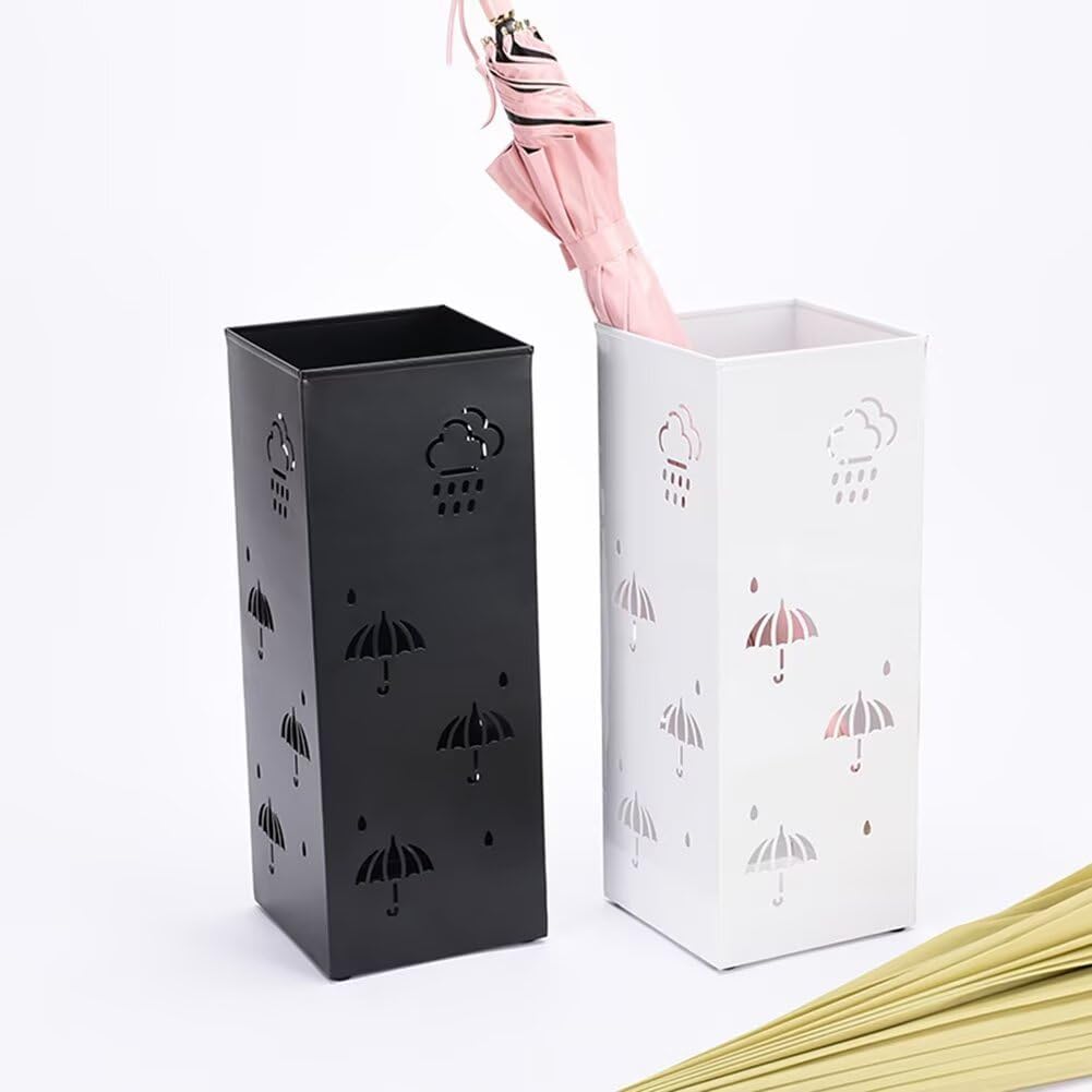 Seek Rare Hollow Clouds Pattern Metal Umbrella Stand Organizer