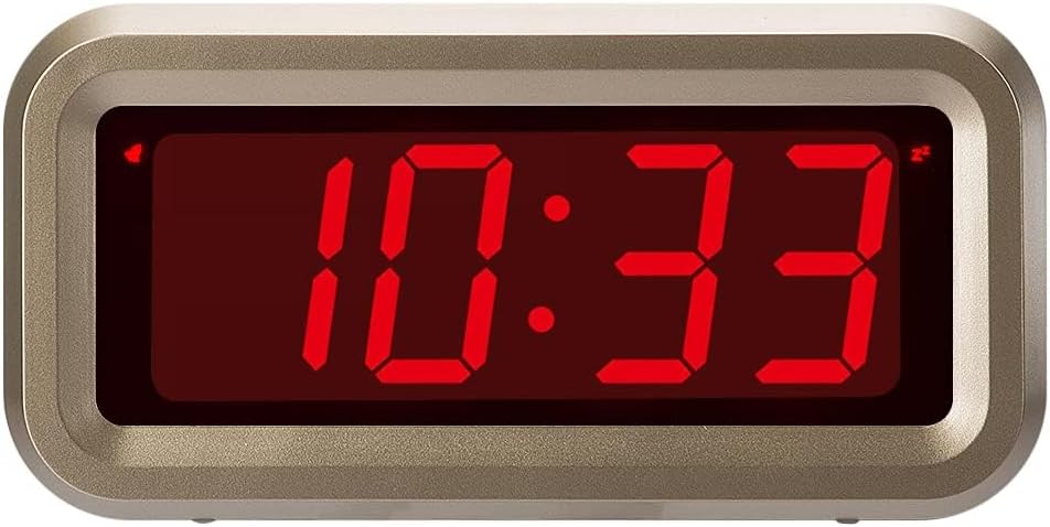 Timegyro Alarm Clock for Bedrooms with 3 Level Brightness Adjustable