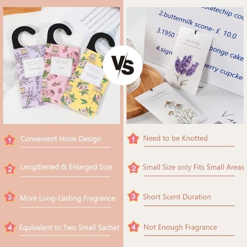 Large 12-Pack Closet Deodorizer with 4 Scents Floral