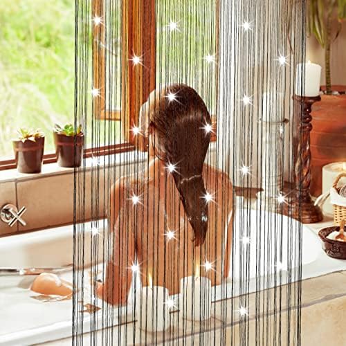 DULRLLY Door String Curtain with Sparkle Beads