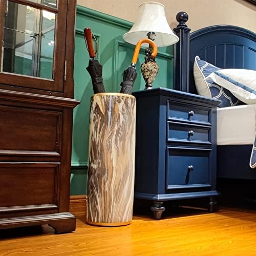 Marble Pattern Umbrella Stand Modern Bucket Design