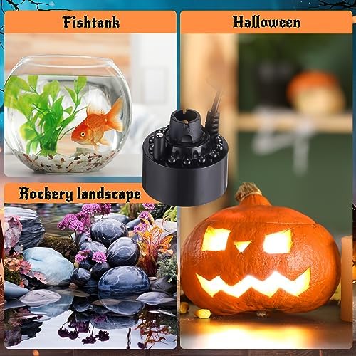 VIHOSE Halloween Mist Maker Fogger with LED Lights