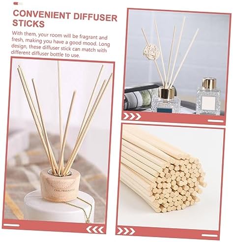 Cabilock 100pcs Natural Aromatherapy Rattan Diffuser Sticks