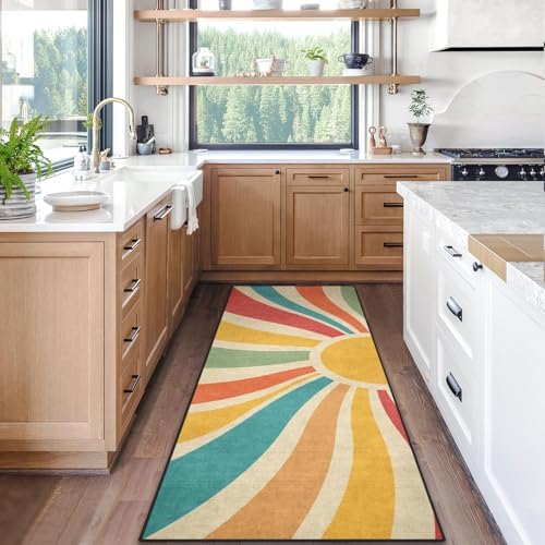 Arttown Vintage Boho Rainbow Runner Rug 2x6