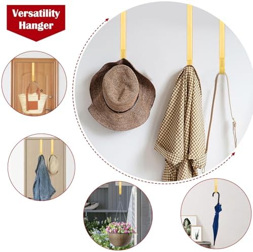 Adjustable Wreath Hanger for Front Door Non Scratch 20lbs Metal Hook