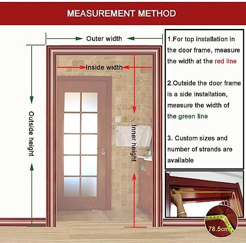 Wood Bamboo Beaded Curtain for Doorway