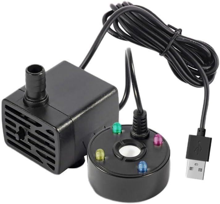 AugustknowU Mister Fogger with LED Lights Black