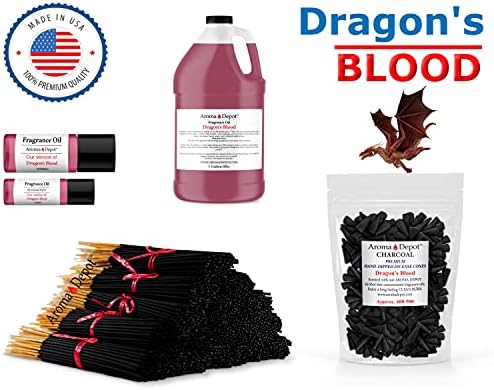 1 Inch Dragon Blood Incense Charcoal Cones 20 Pack