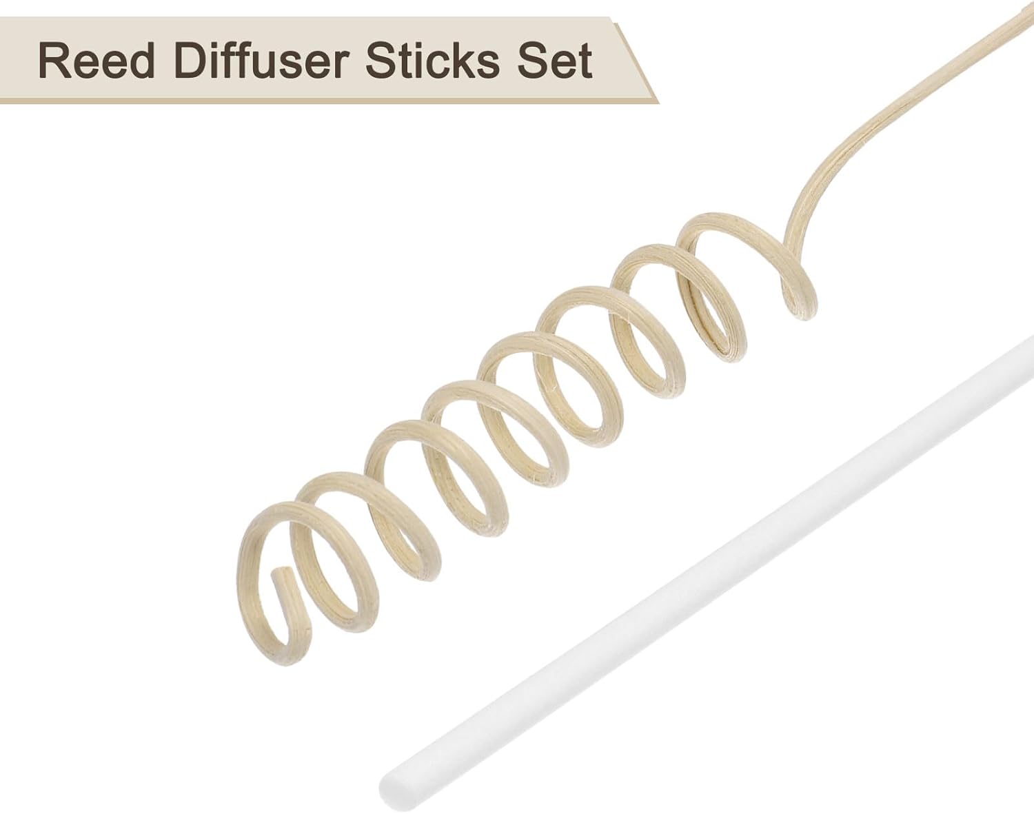 Uxcell Reed Diffuser Sticks Set 41Pcs White