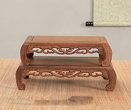 Oriental Chicken Wing Wood Pedestal Stand