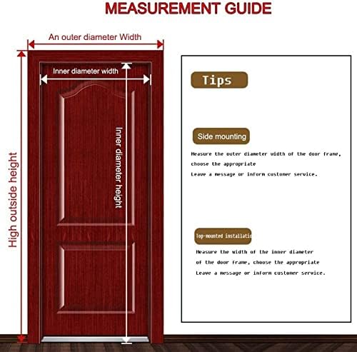 ZHANGQINGXIU Wooden Bead Door Curtain Decor Panel